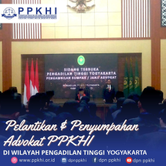 PENGAMBILAN SUMPAH ADVOKAT 2025 WILAYAH HUKUM PENGADILAN TINGGI YOGYAKARTA 10 JULI 2025